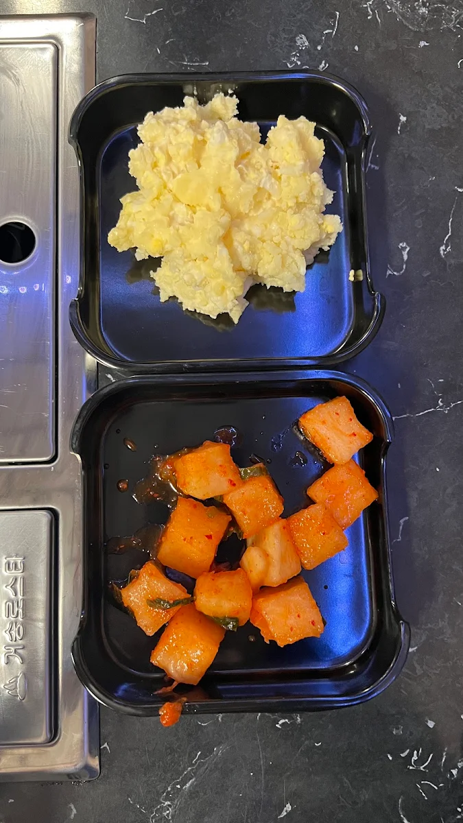 Daikon Kimchi and Potato Salad