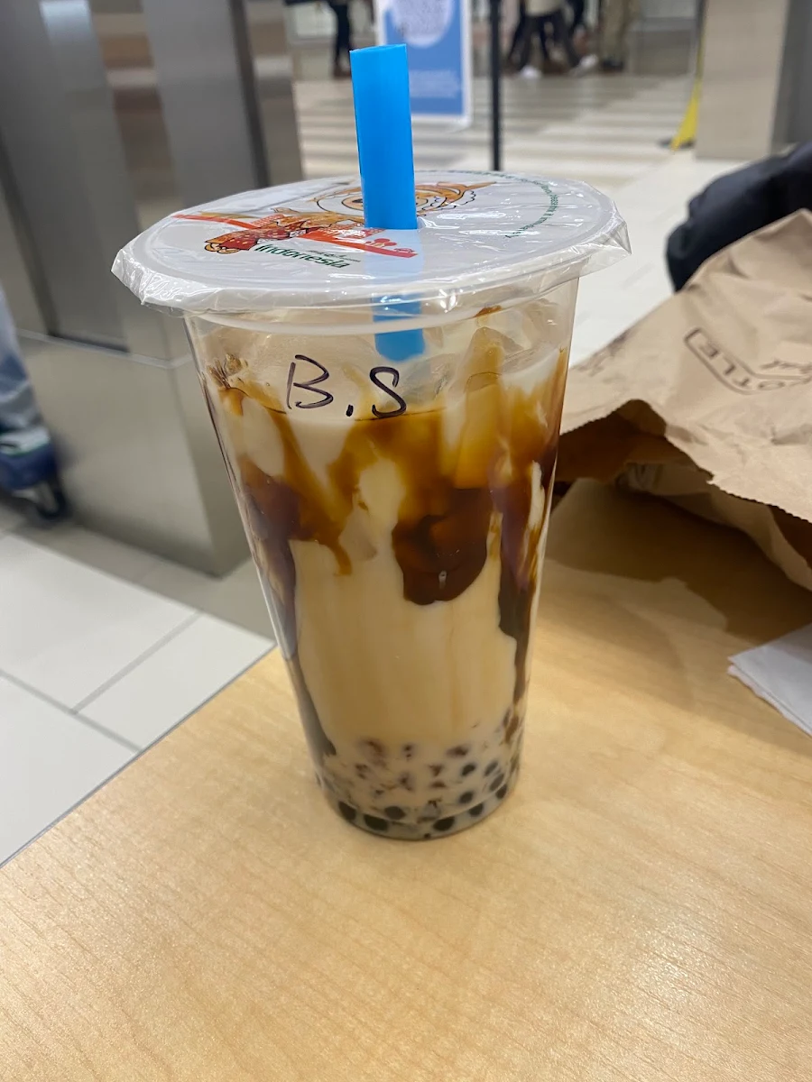 Brown Sugar Latte with Tapioca & Jelly Boba