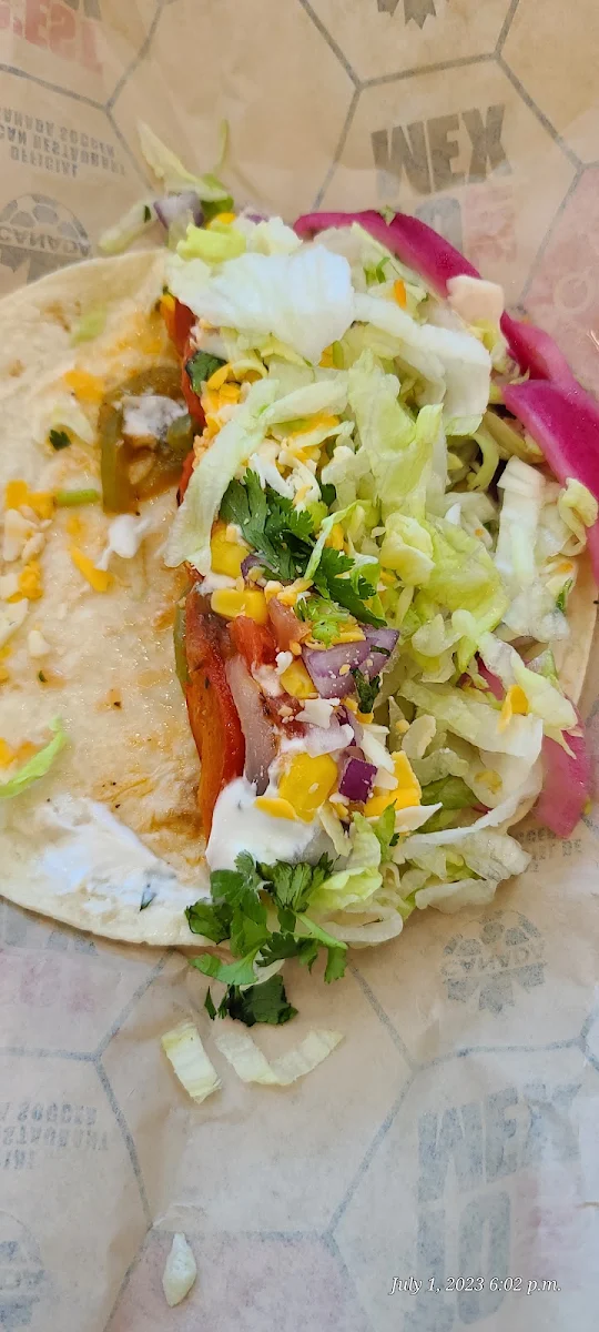 Veggie Taco, Quesada Burritos & Tacos