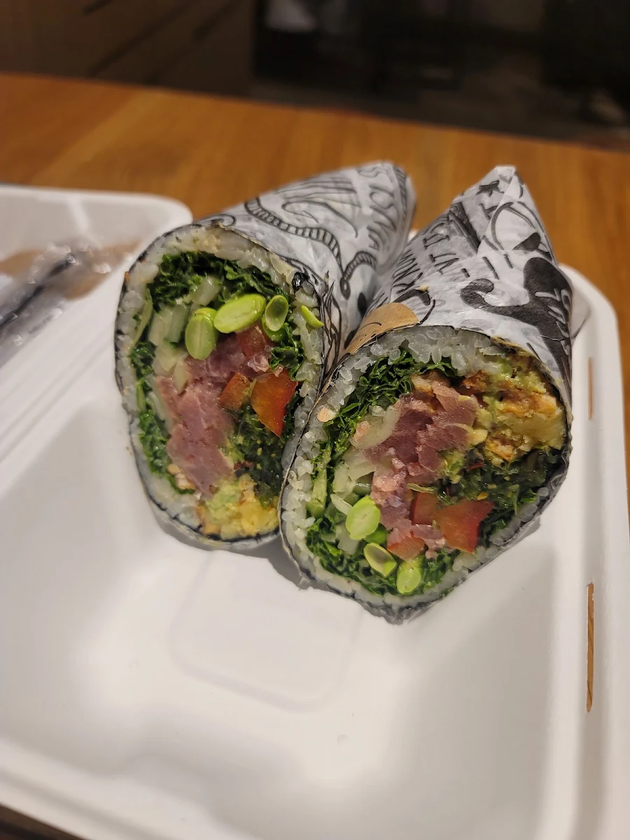 Classic Salmon Sushi Burrito