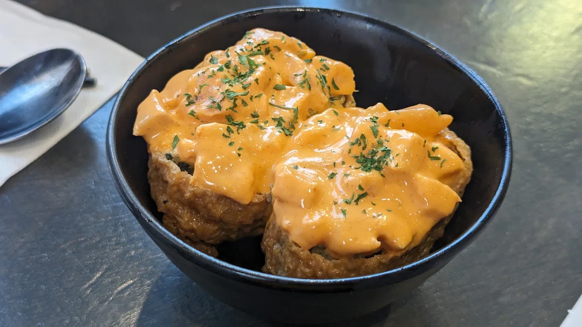 Spicy Mayo Salmon Tofu Pockets