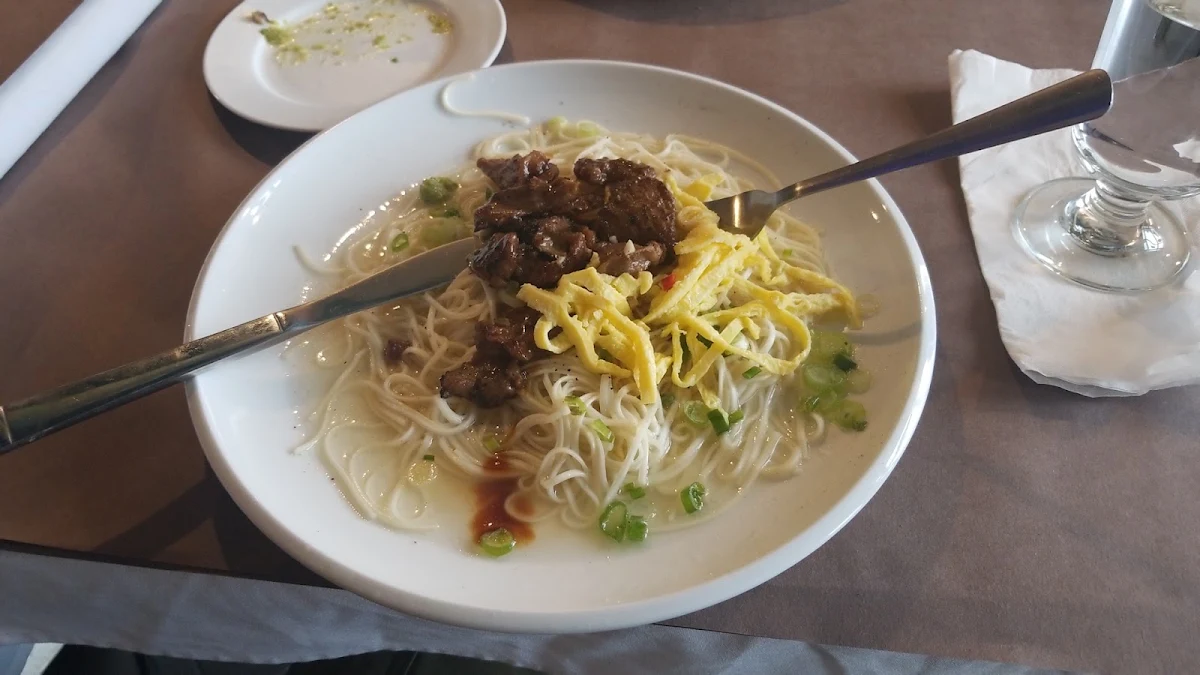 Boiled Noodles with Lamb Chops