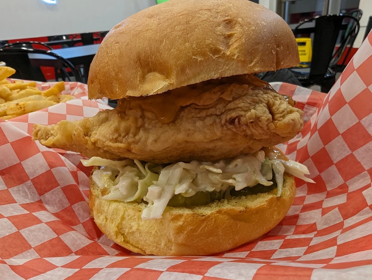 Cheesy Chicken Burger