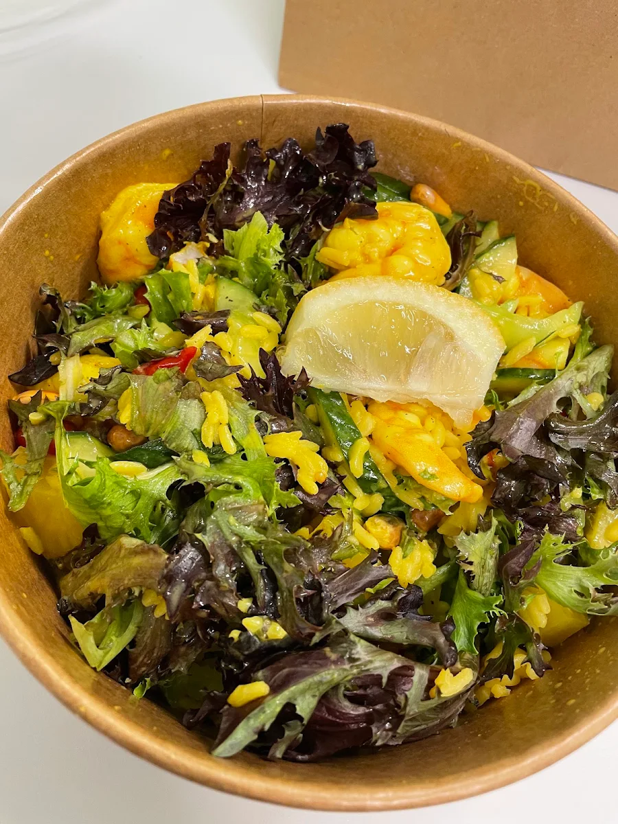 Spicy Mango Shrimp Salad New Gluten Free