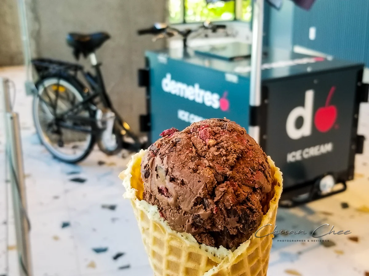 Dark Chocolate Cherry Ice Cream