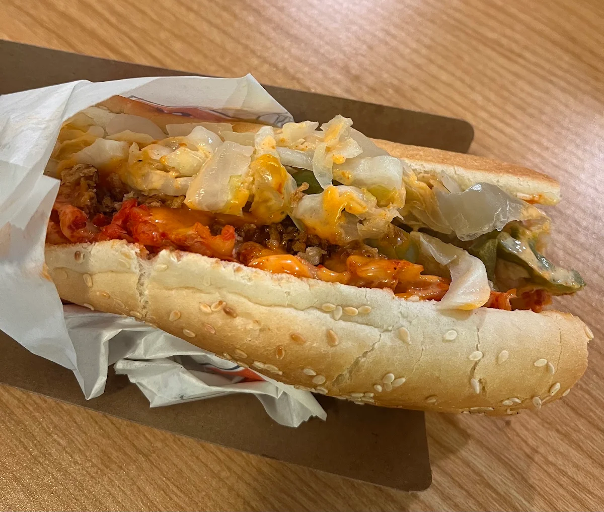 Kimchi Hotdog