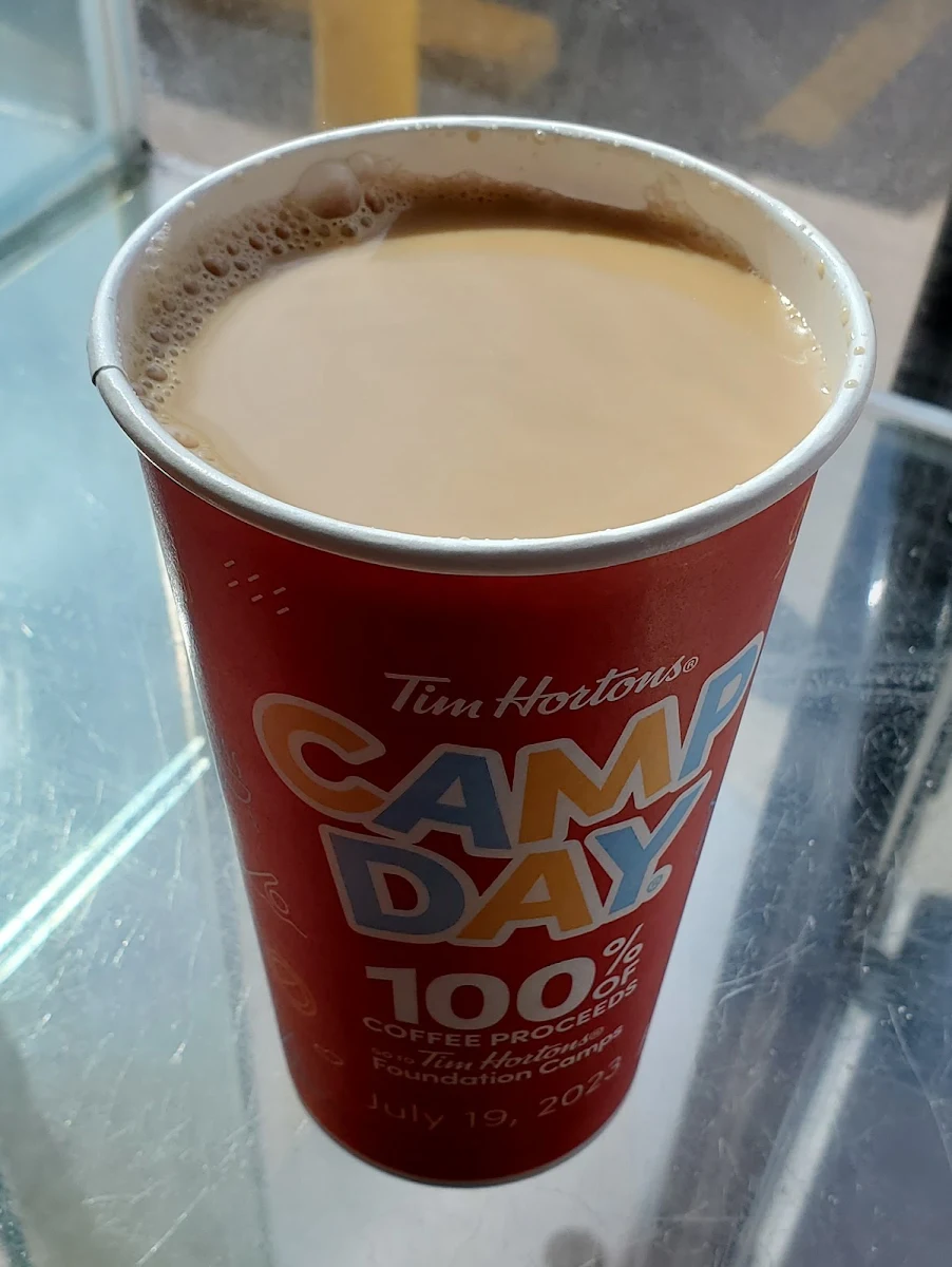 Double Double Extra Large Coffee, Tim Hortons