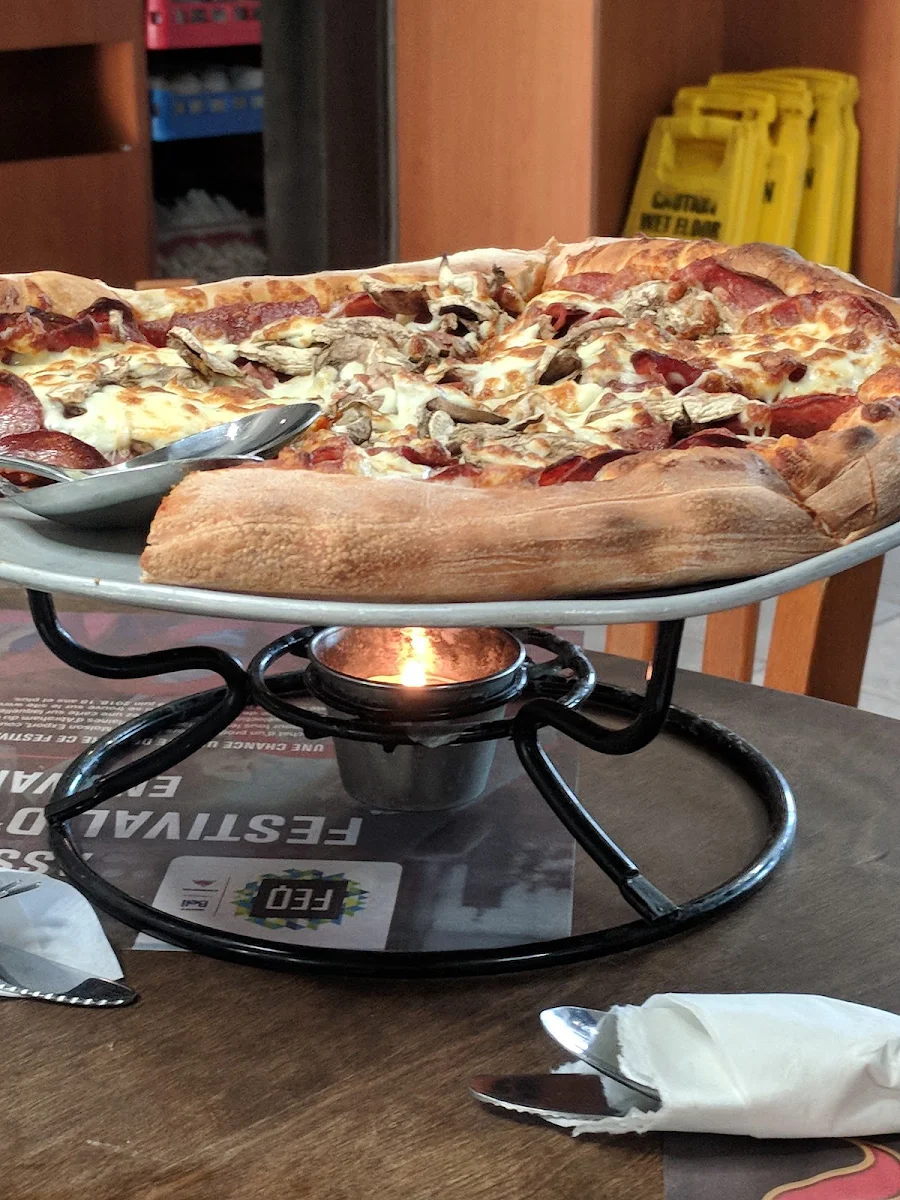 Pepperoni and Mushroom Pizza