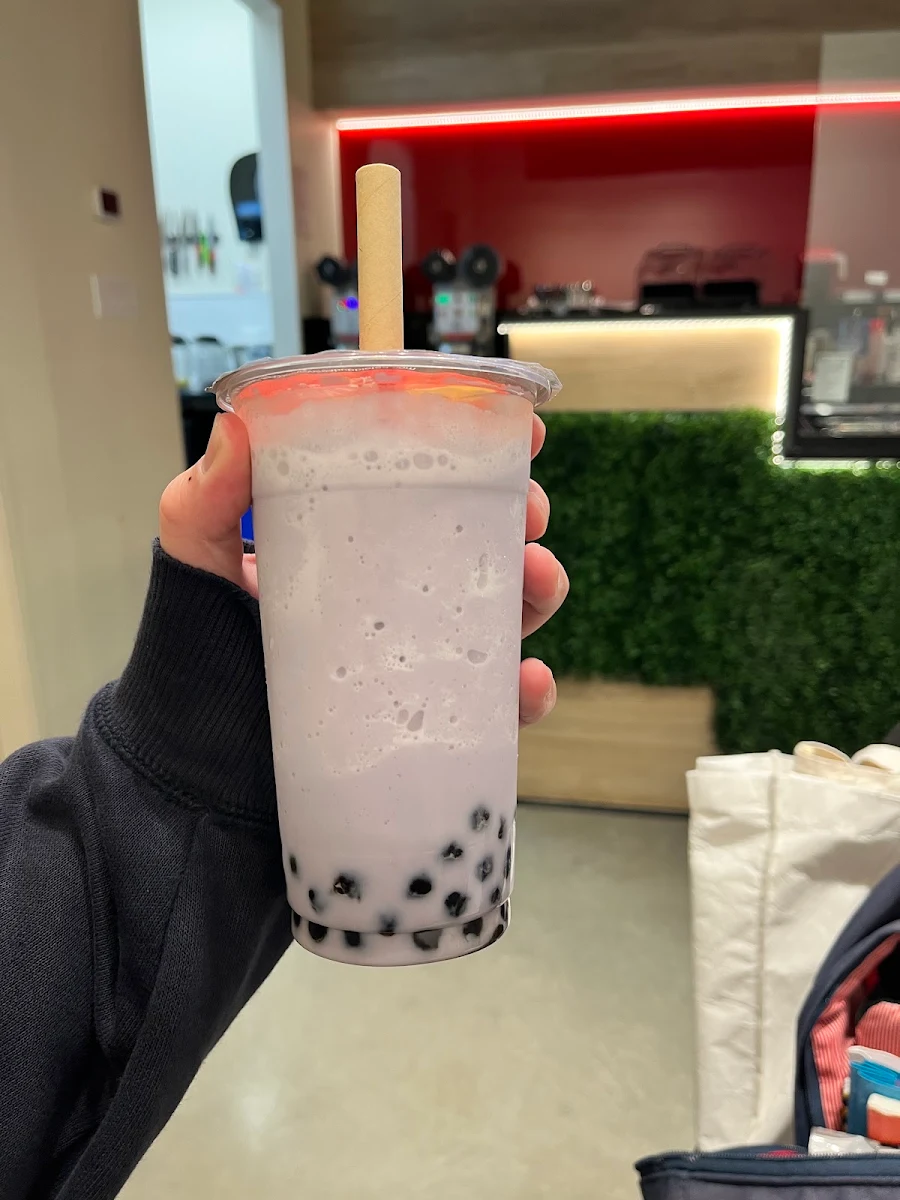 Taro Smoothie with Pearls