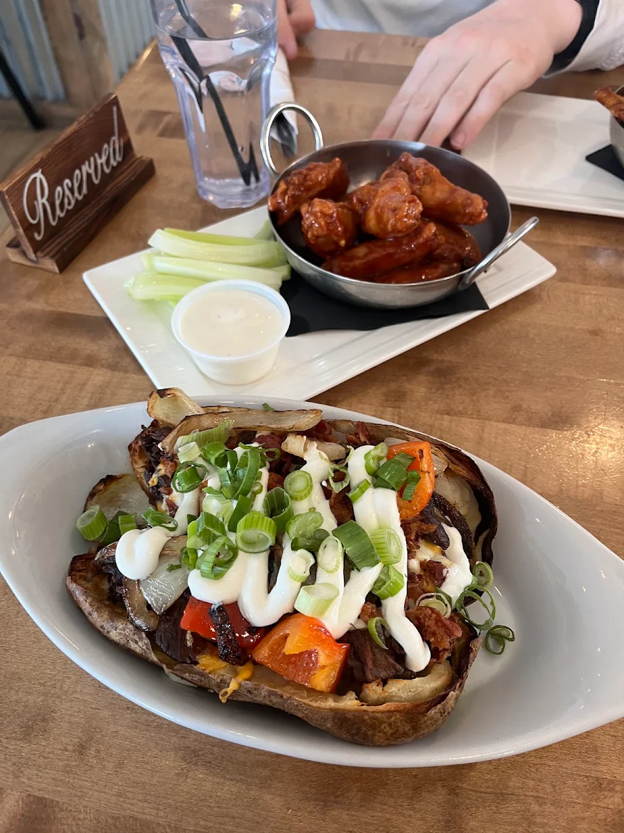 Short Ribs in a Baked Potato