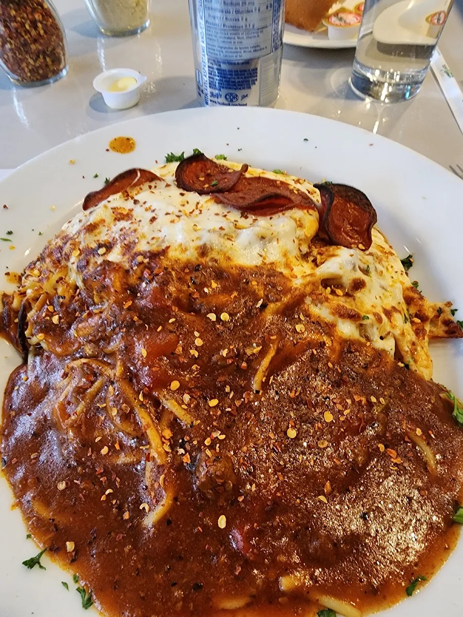 Spaghetti Bolognese Gratiné