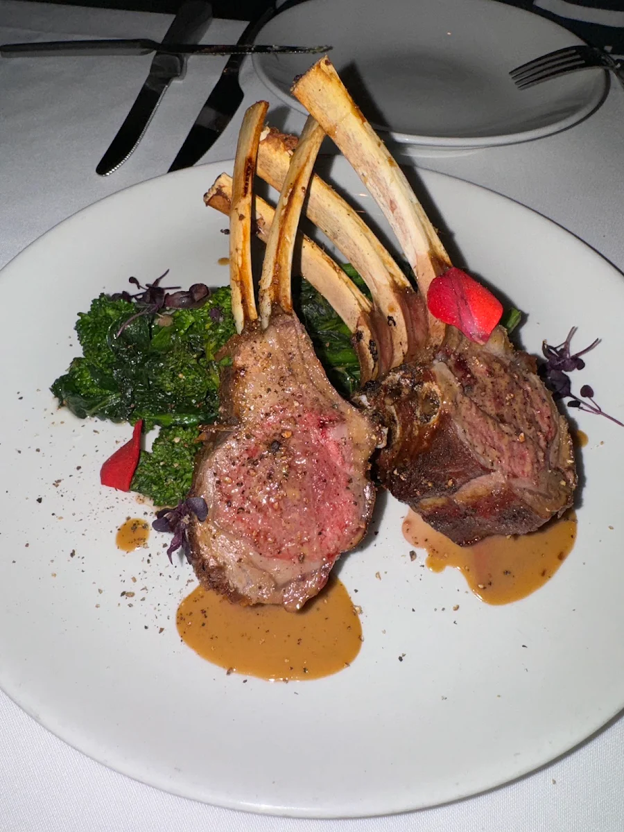 Pistachio Crusted Ontario Lamb Rack