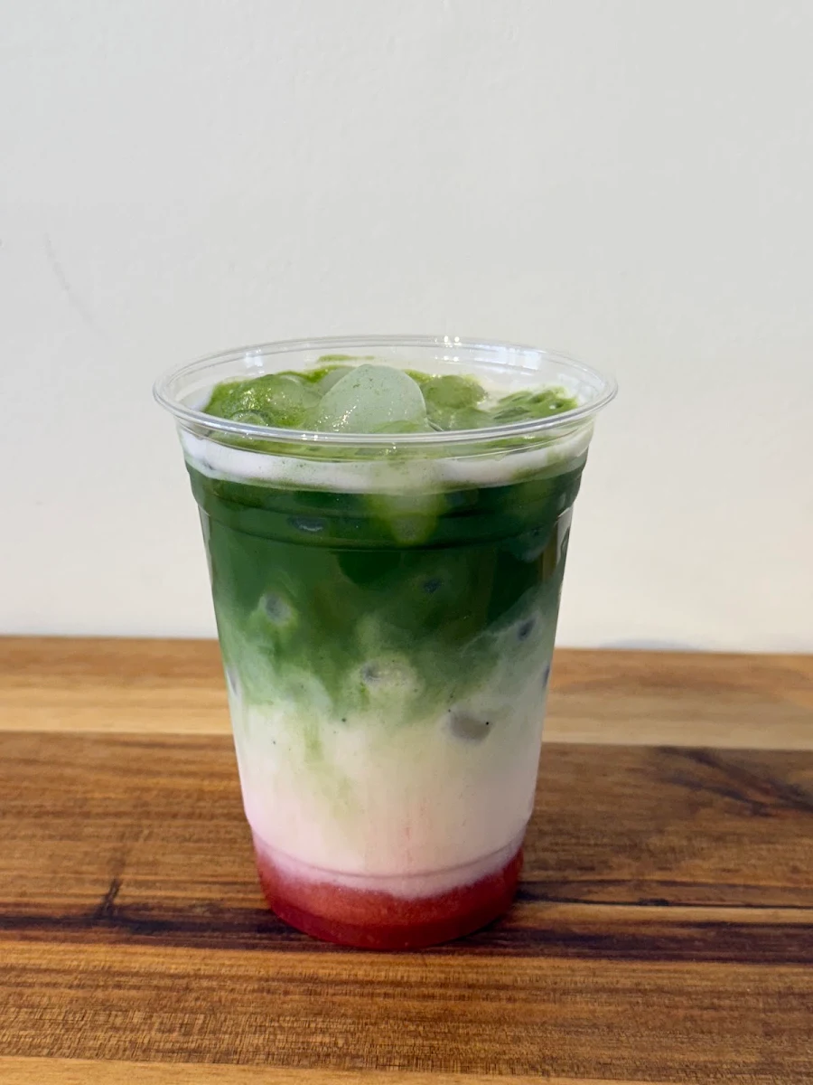 Strawberry Matcha Latte
