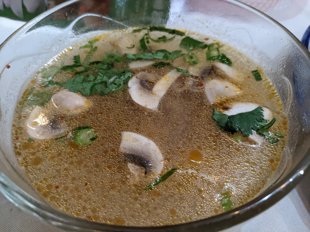 Hot & Sour Coconut Soup Tom Kha