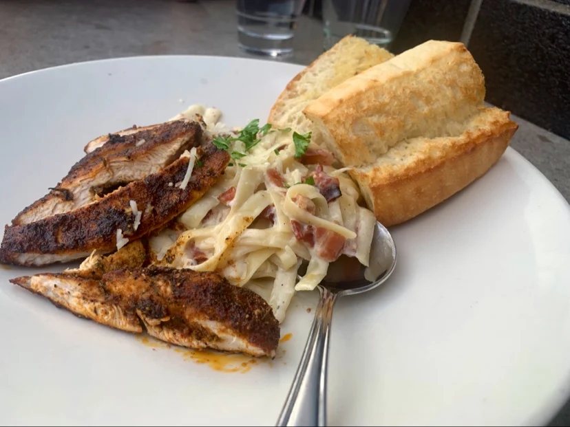 Blackened Chicken Alfredo