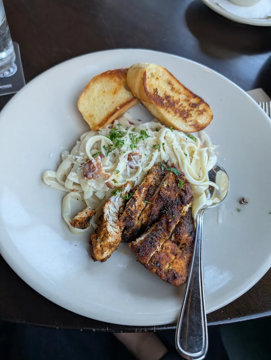 Blackened Chicken Fettuccine Alfredo