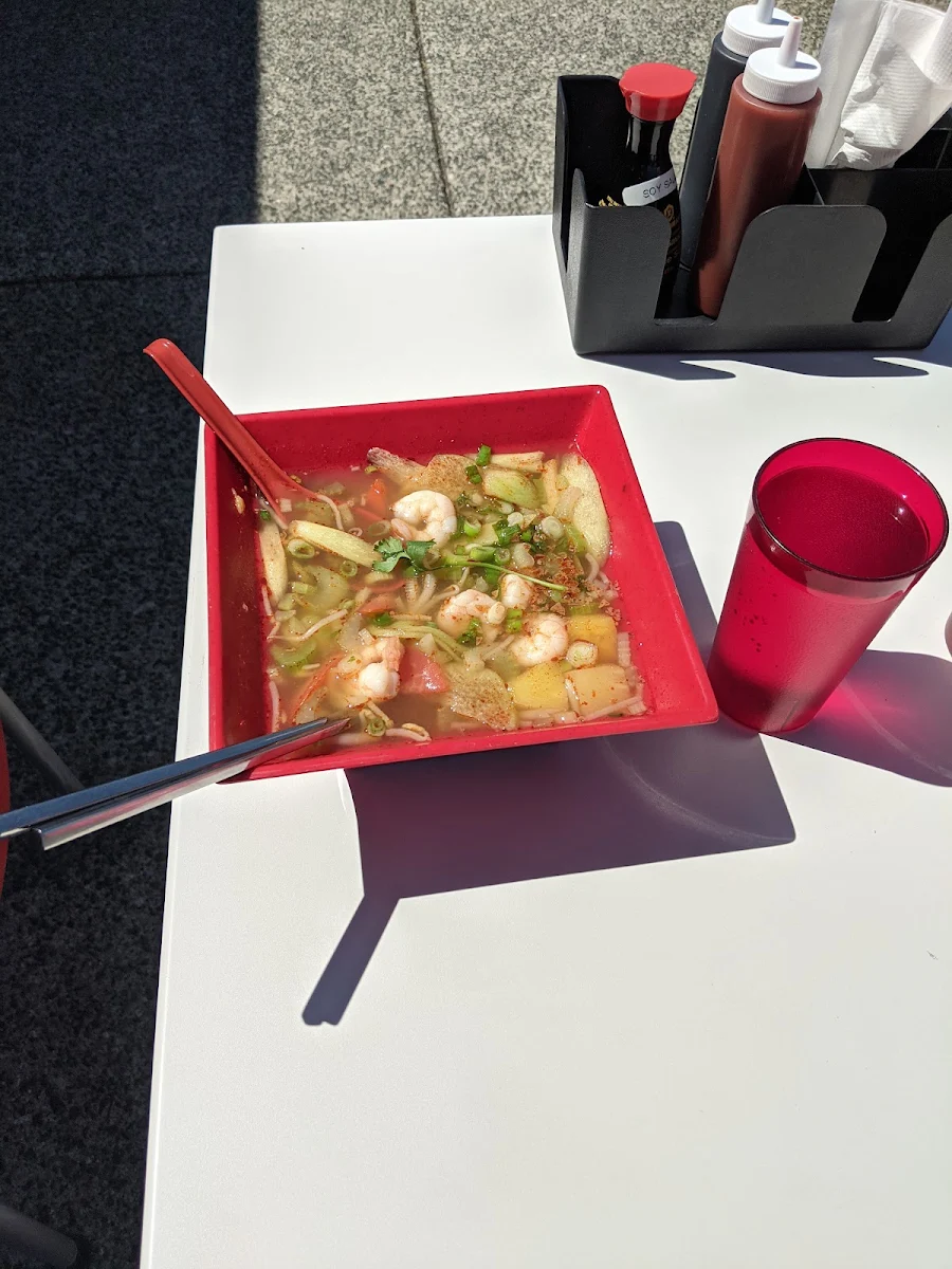 Wonton Soup with Shrimp