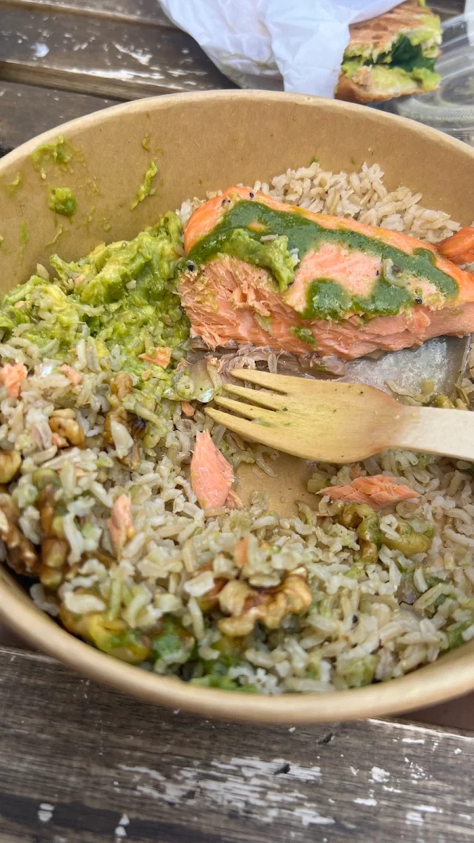 Salmon Brown Rice