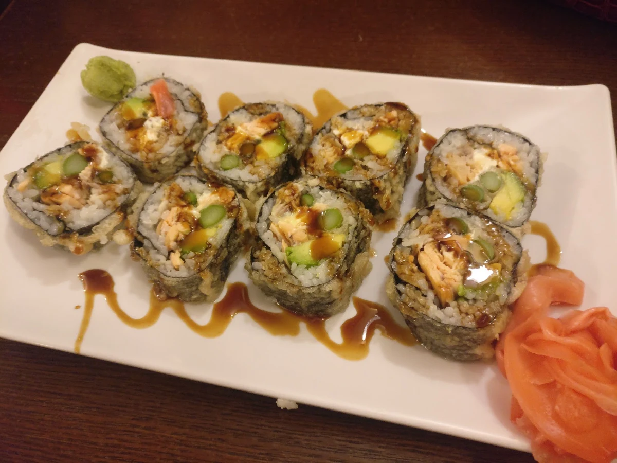 Yam Tempura and Avocado Roll