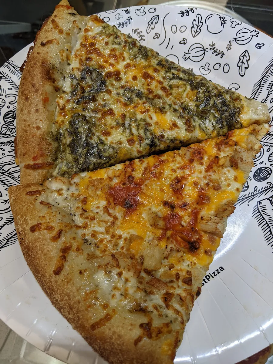 Butter Chicken Pizza Cheese Pizza