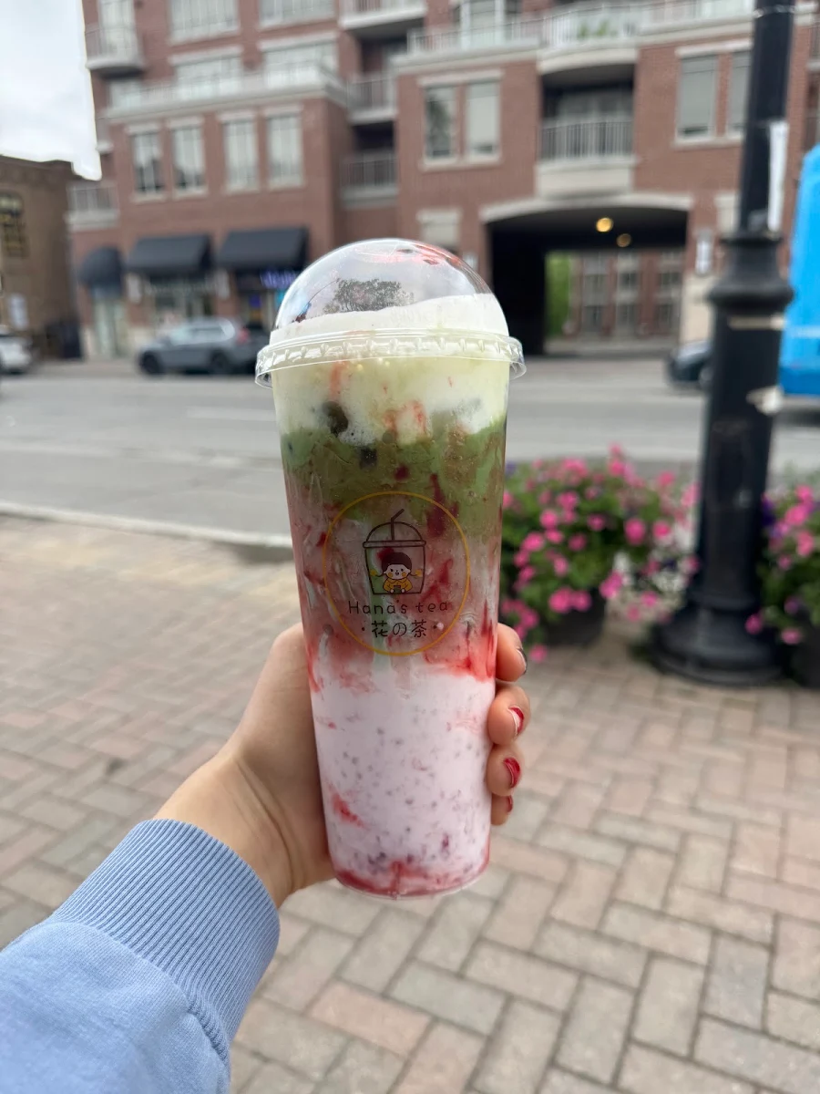 Strawberry Matcha Latte