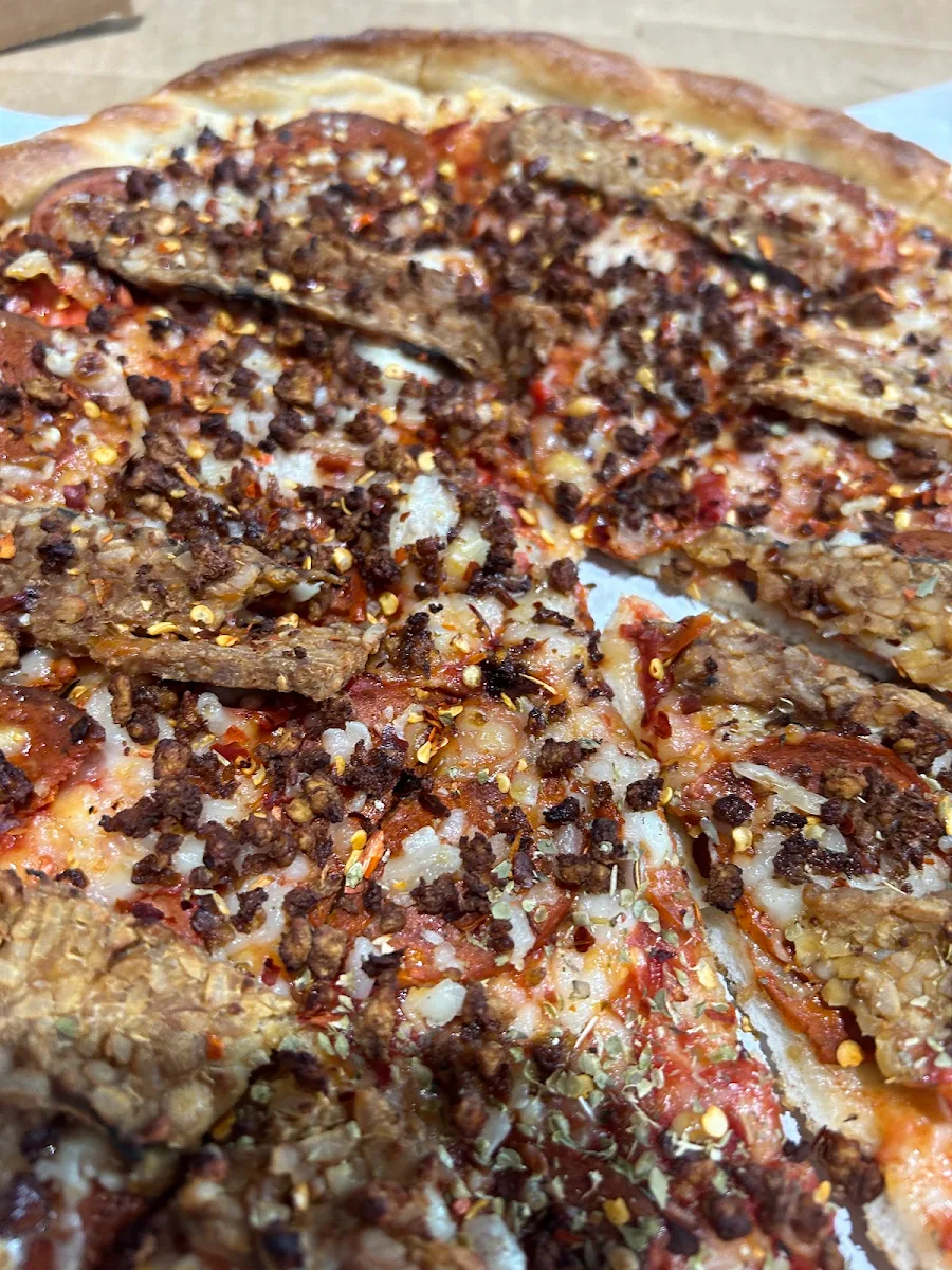 Meatless Pizza