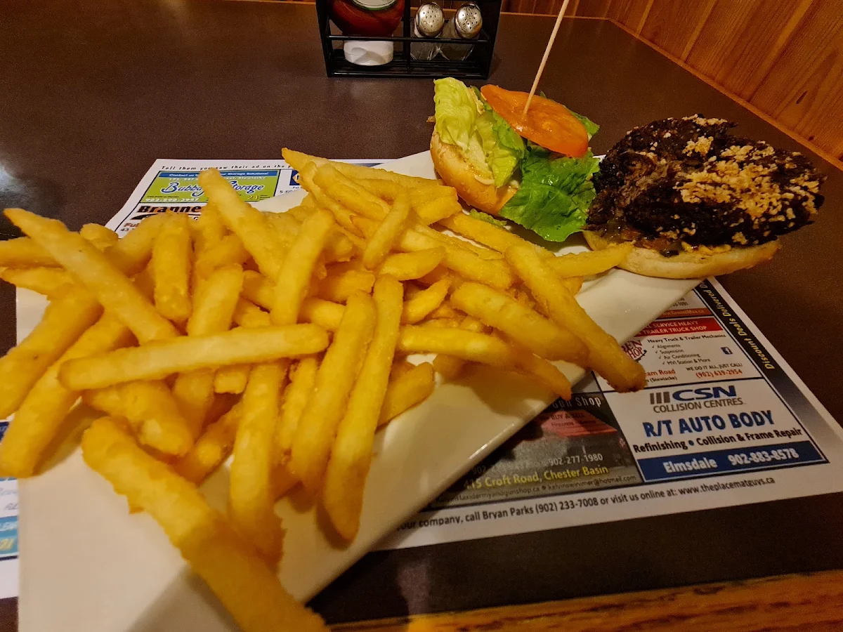 Veggie Burger and Fries