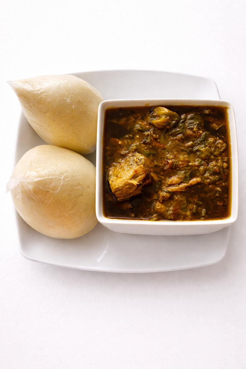 Banku Okra Soup