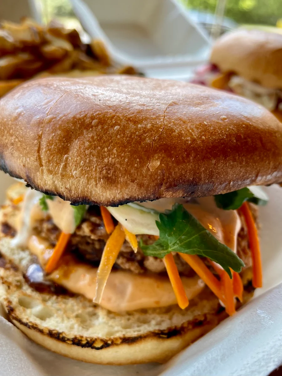 Korean Fried Chicken Burger