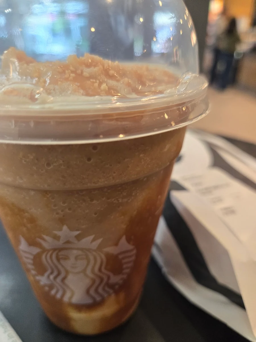 Caramel Ribbon Crunch Frappuccino