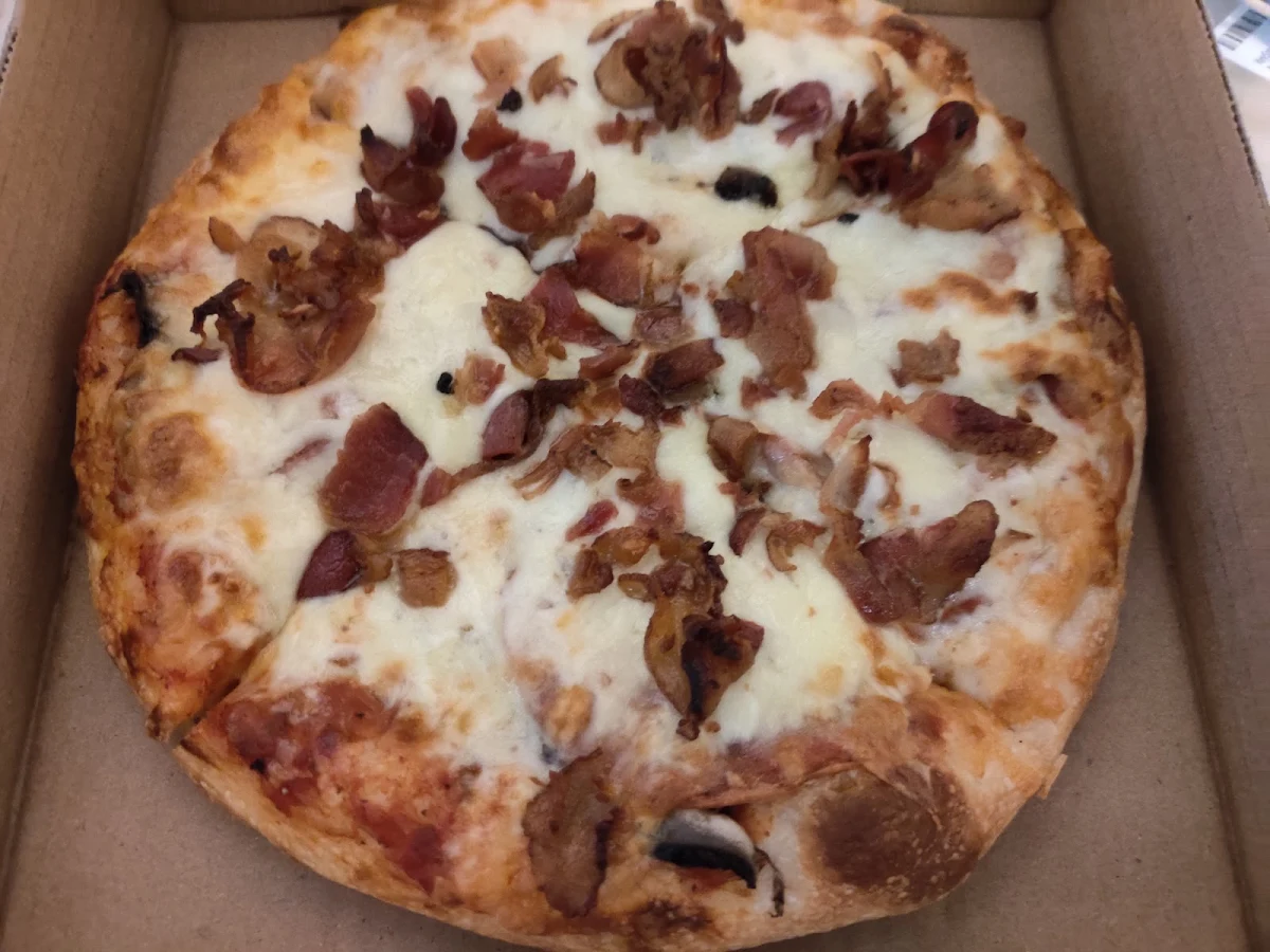 Bacon Mushroom Pizza