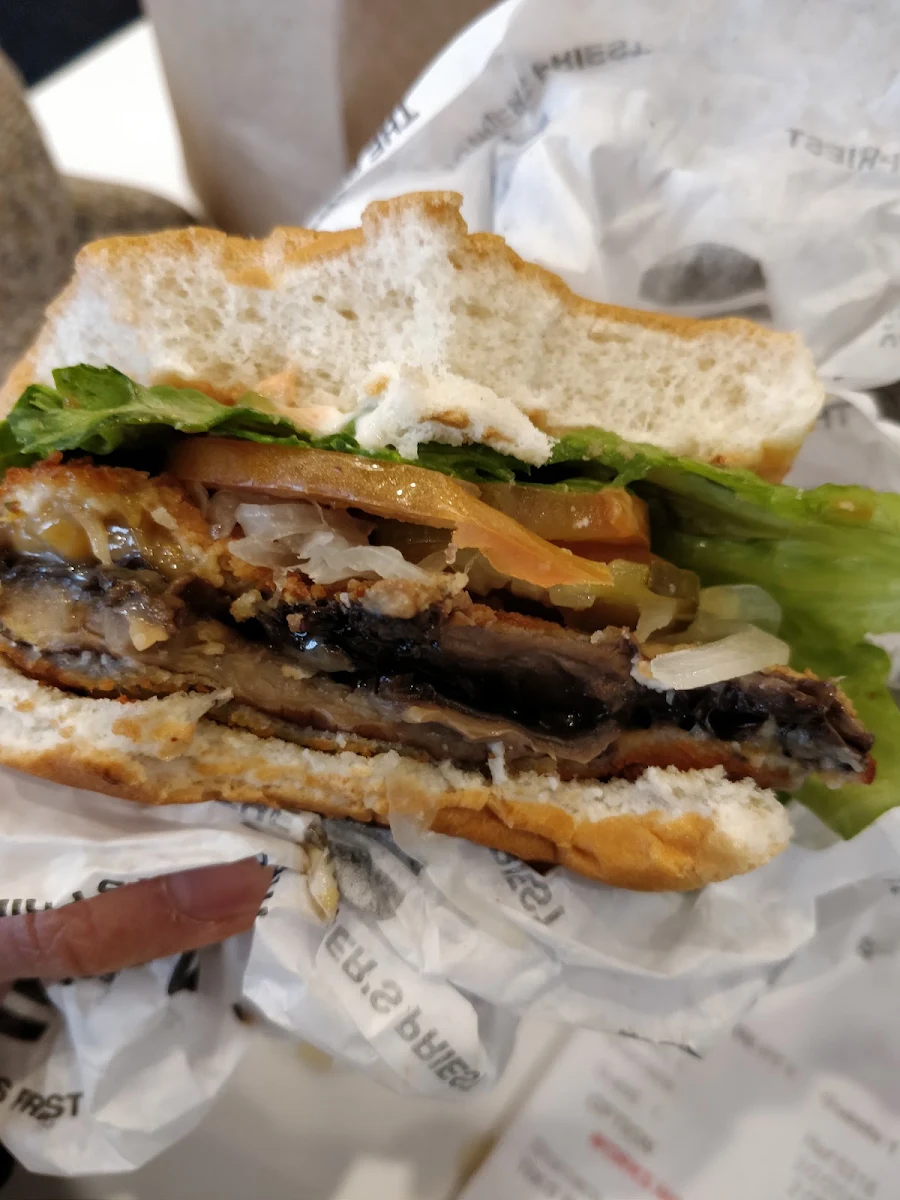Portobello Mushroom Burger