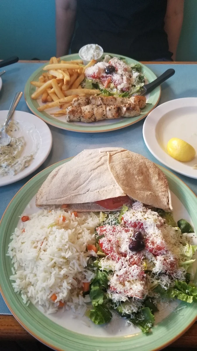 Chicken Souvlaki with Pita
