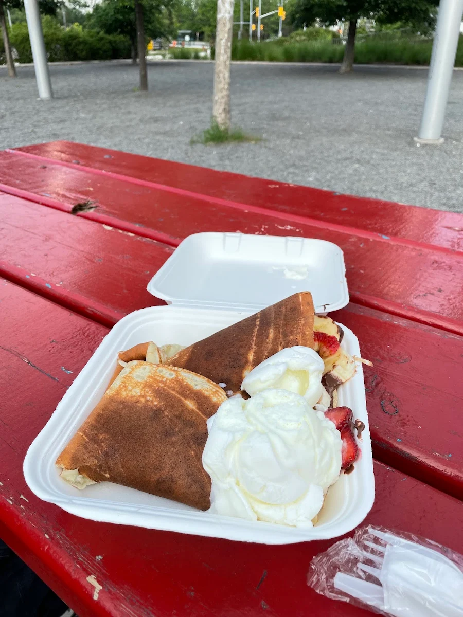 Strawberry Banana Nutella Crepes
