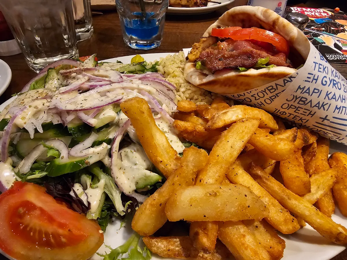 Souvlaki Club Sandwich