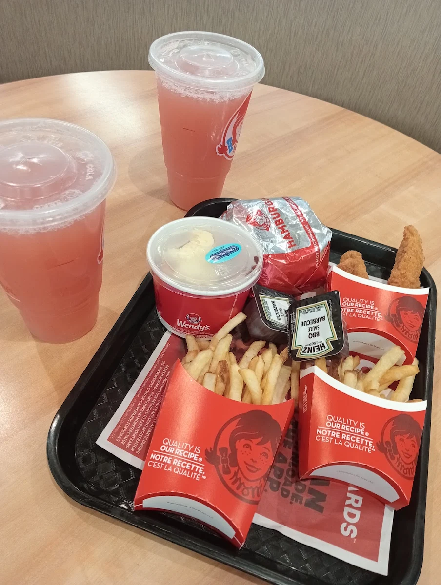 Wendy’S Baconator Jr Bacon Cheeseburger and Big Bacon Classic