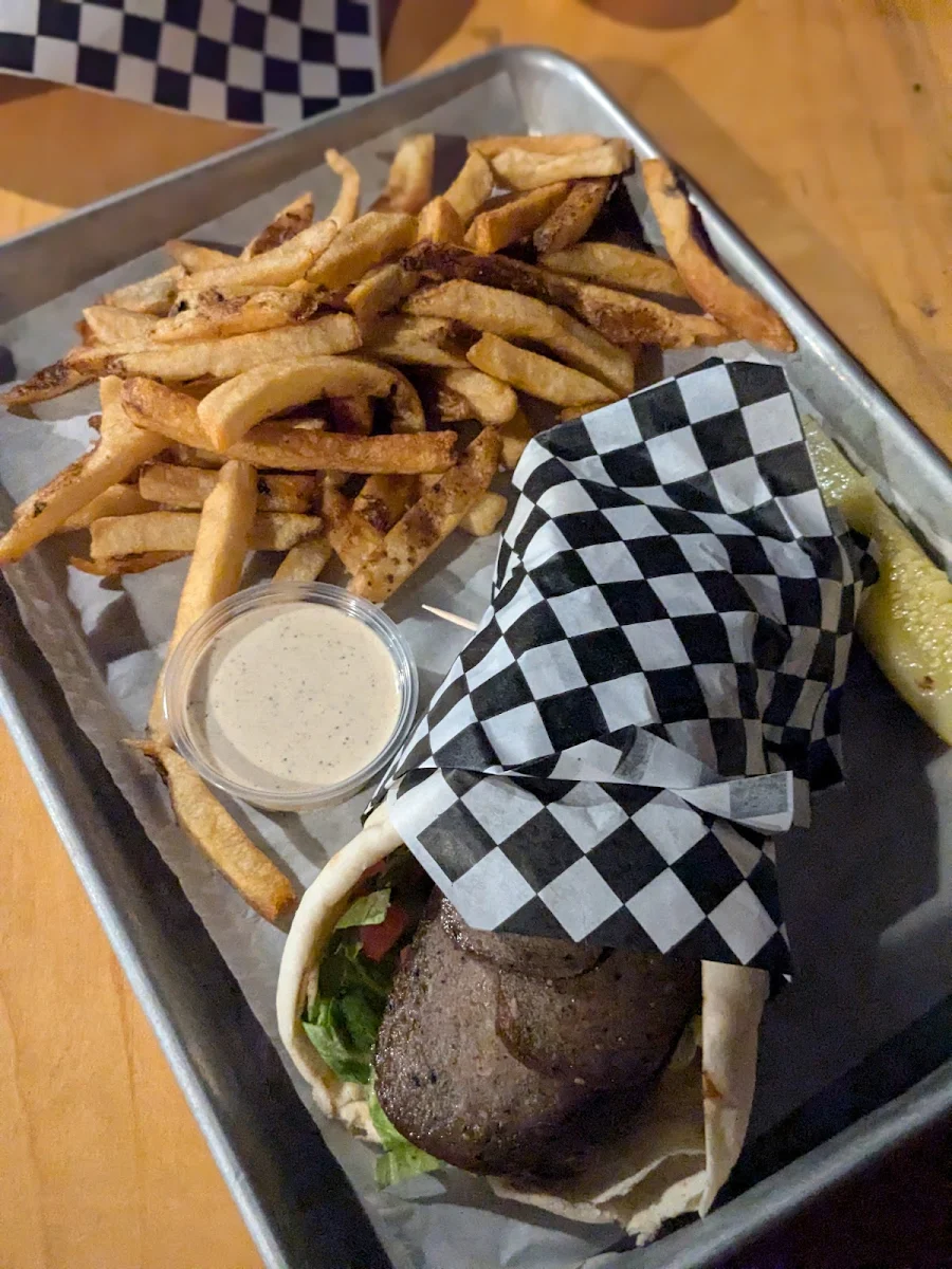 Gyro Sandwich & Fries
