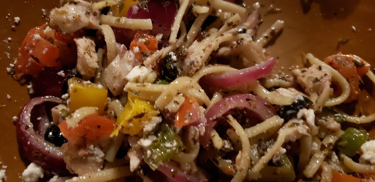Baked Greek Chicken Pasta