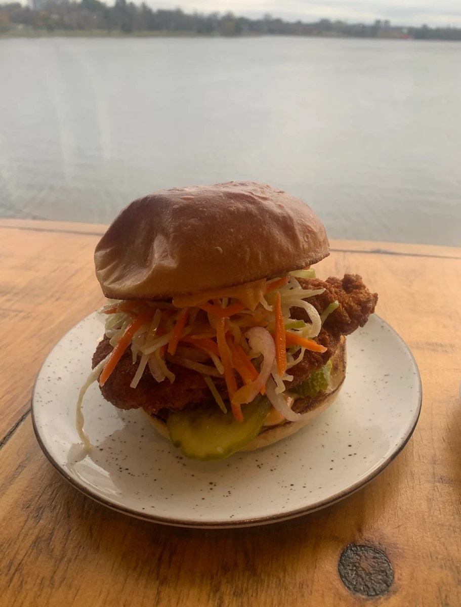 Umbrella Chicken Burger
