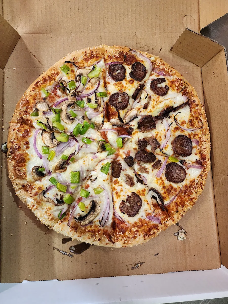 Sesame Crust Pizza