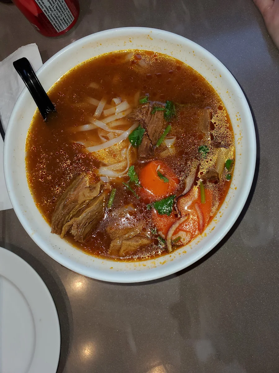 Thai Beef Stew Rice Noodle Soup