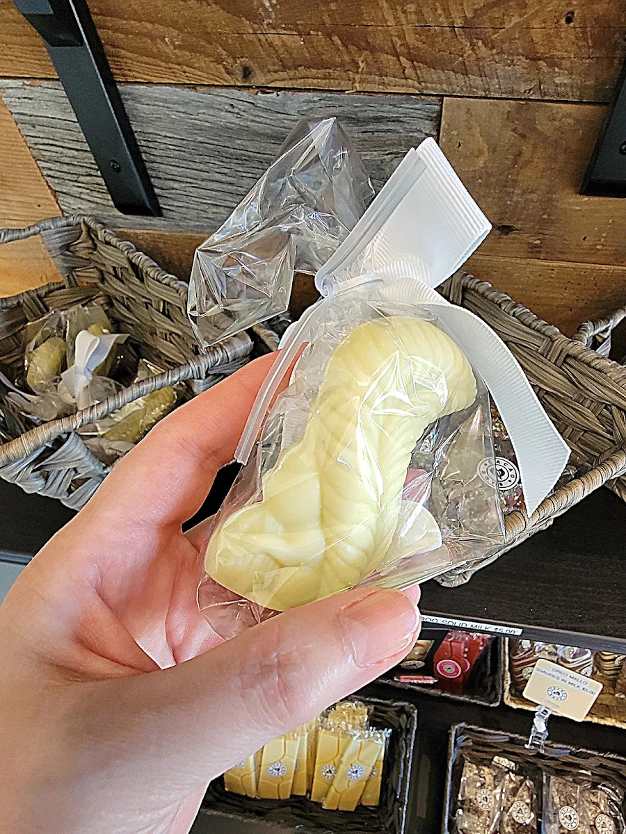 White Chocolate Squirrel