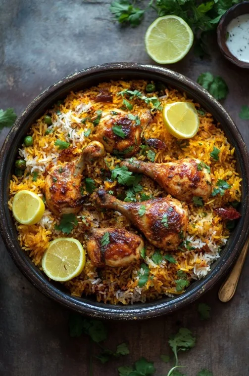 Hyderabadi Chicken Biryani
