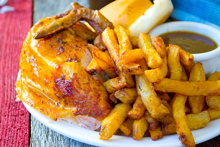 Demi-poulet Plate