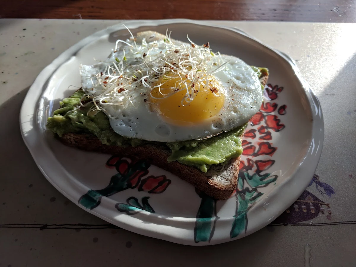 Homemade Avocado Toast with Egg