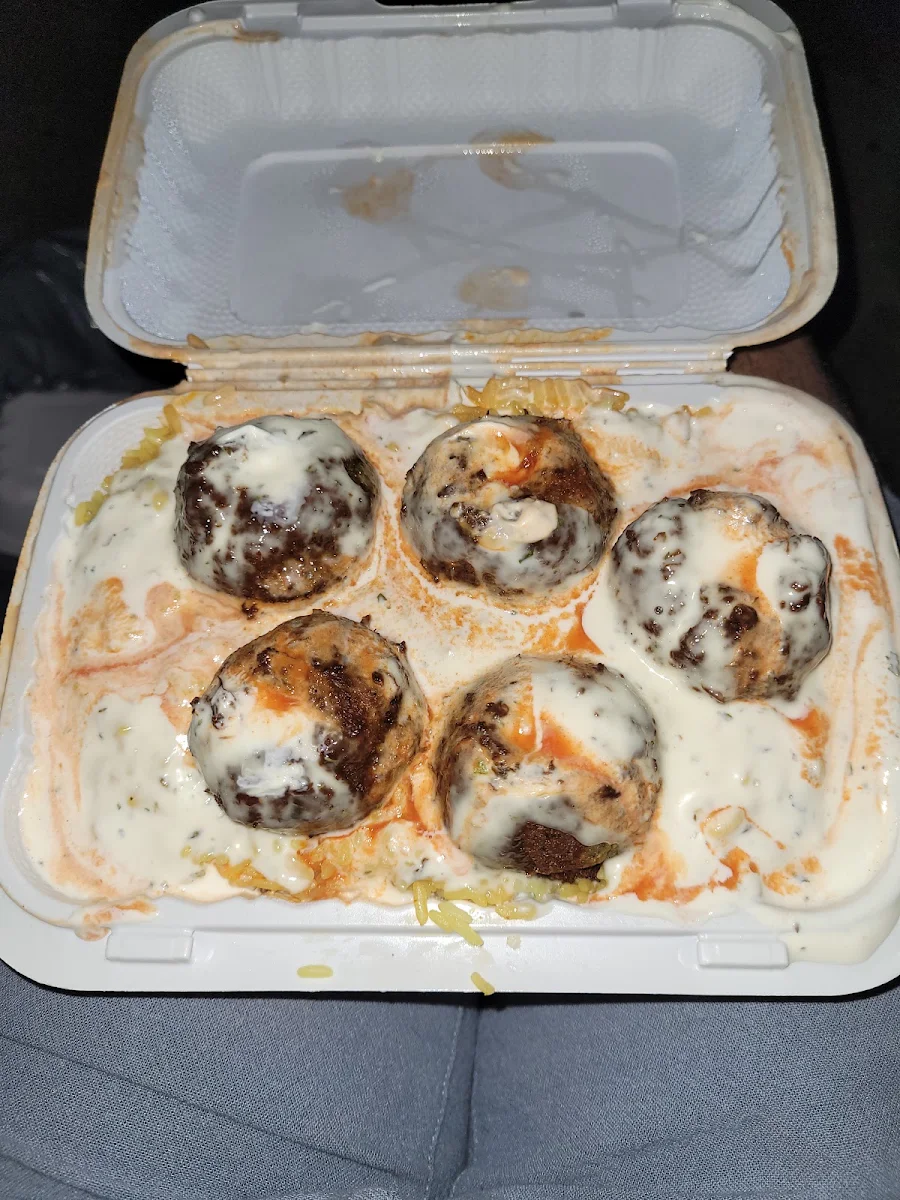 Falafel on Rice