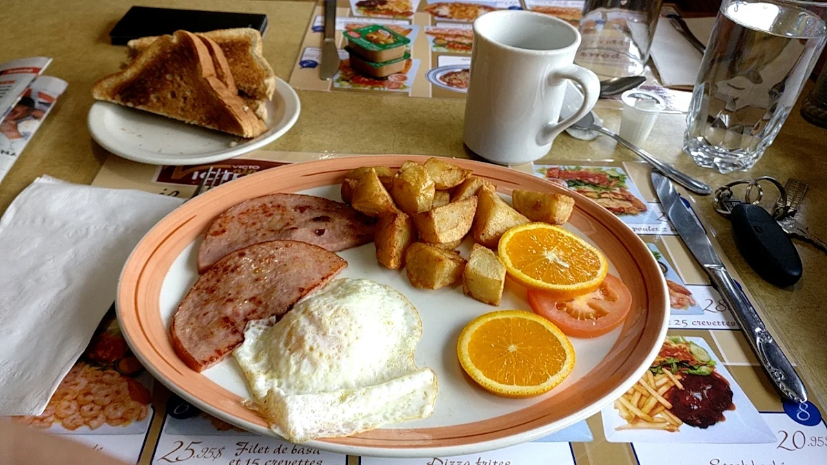 Eggs Ham and Roast Potato