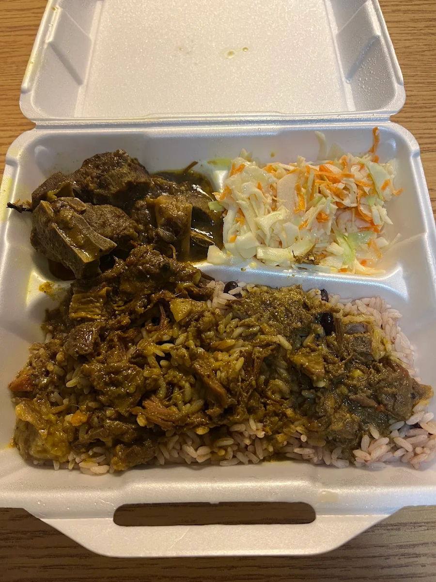 Curry Goat and Oxtail