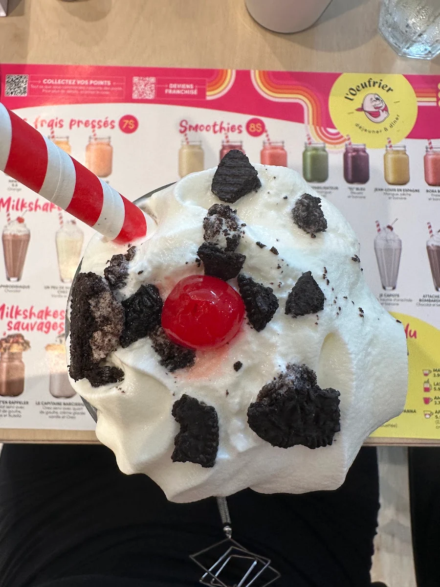 Milkshake Oréo