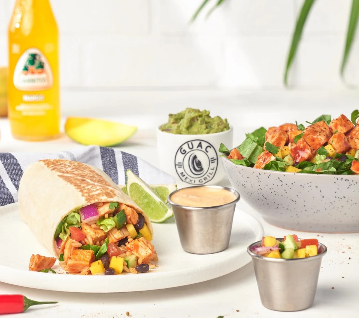 Mango Chipotle Pollo Asado Burrito